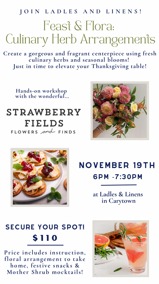 Feast & Flora: Culinary Herb Arrangements