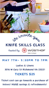 Knife Skills Class - Richmond (Carytown Shop)