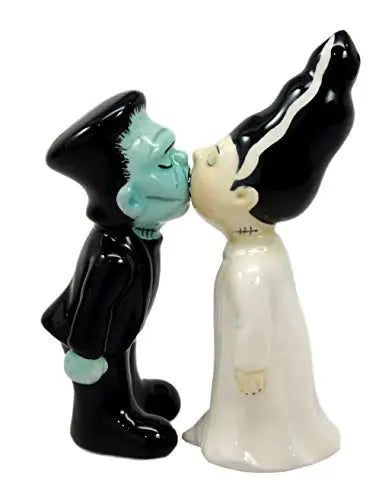 Frankenstein & Bride Ceramic Salt & Peper Shaker Set