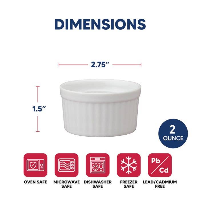 HIC Kitchen Ramekin, 2oz