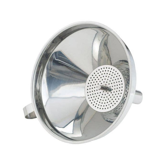 HIC Kitchen Funnel With Strainer, 4in