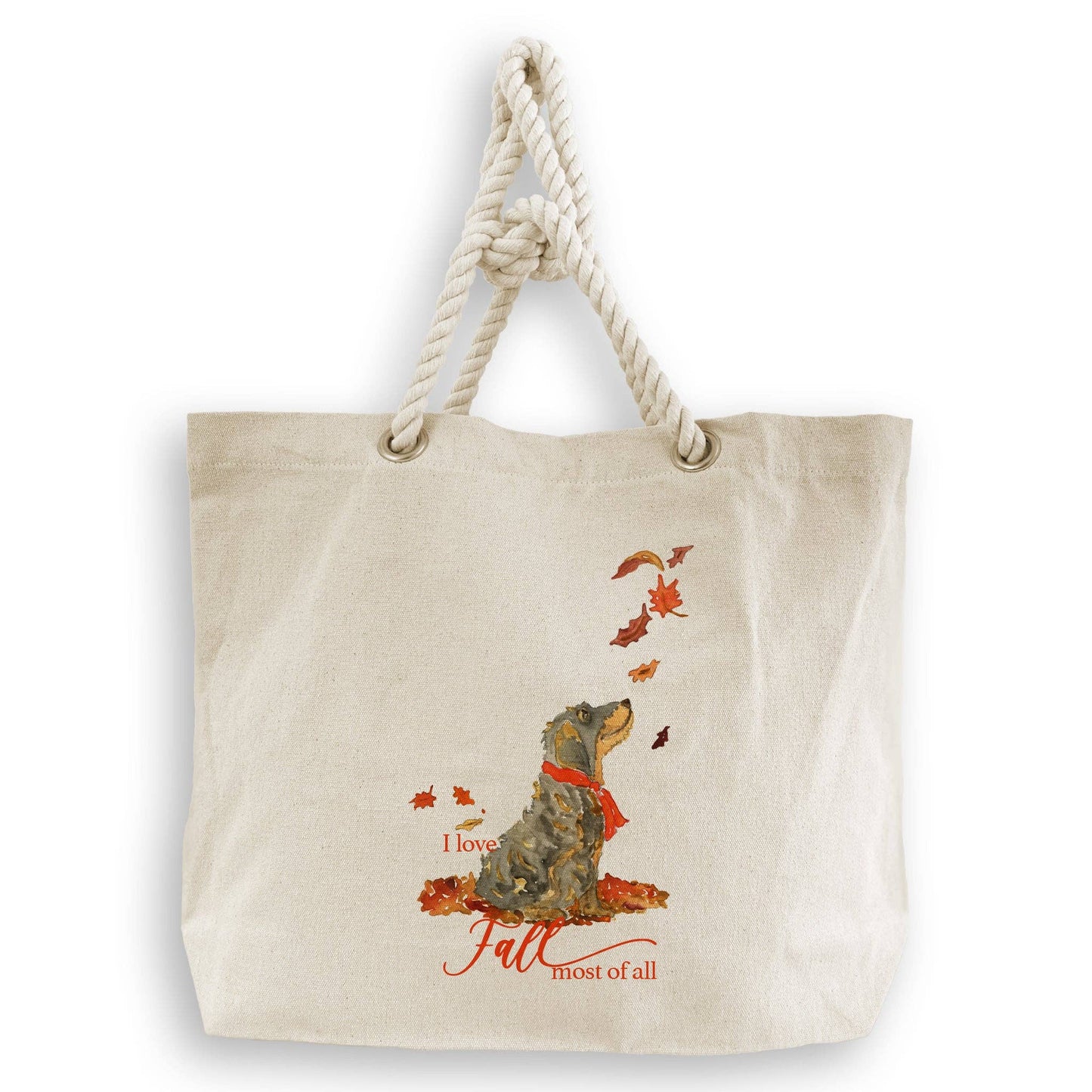 I Love Fall Dog: Dishtowel / Remove Words / -