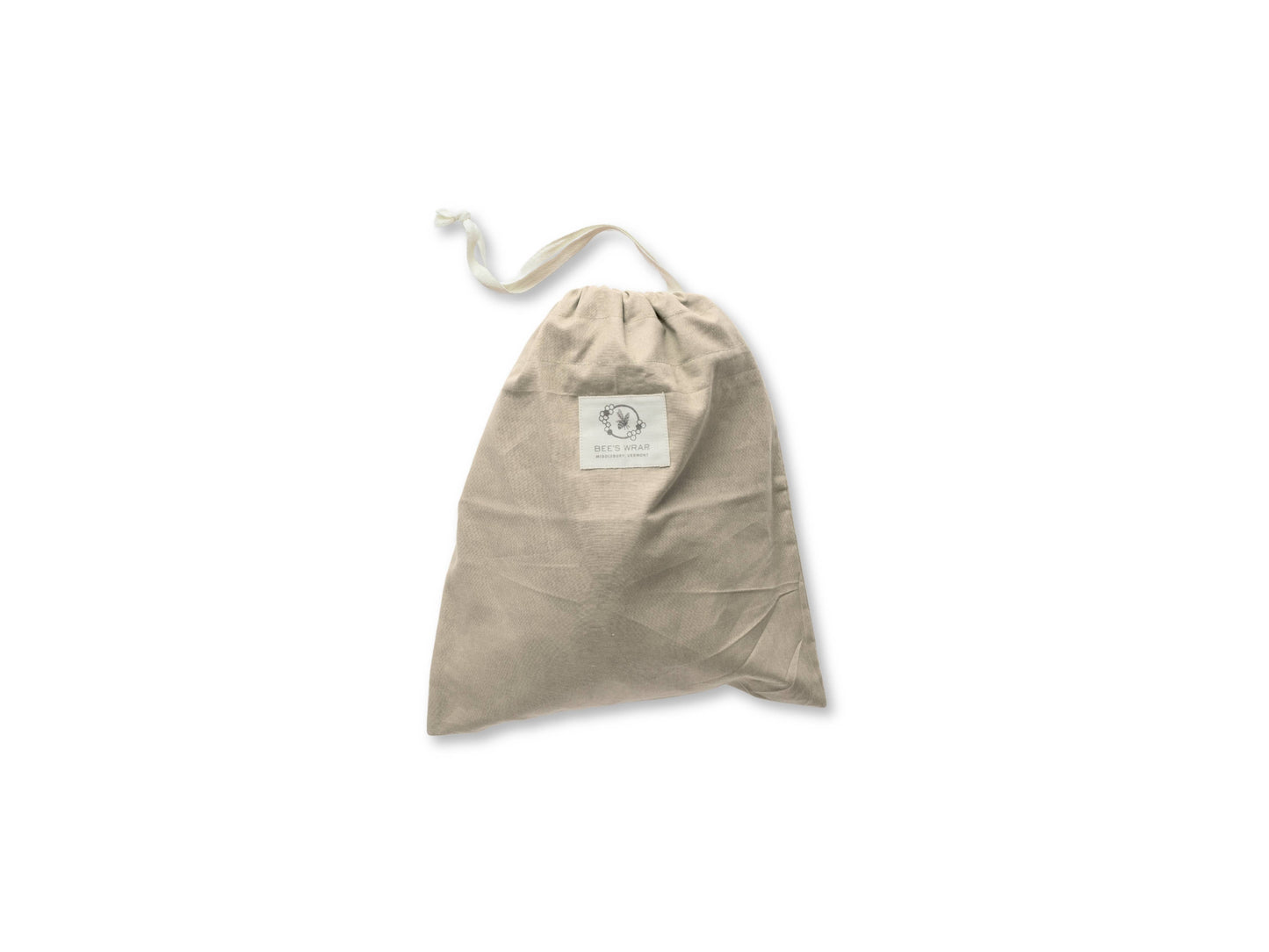 Bees Wrap Reusable Beeswax Lined Artisan Bread Bag - Natural