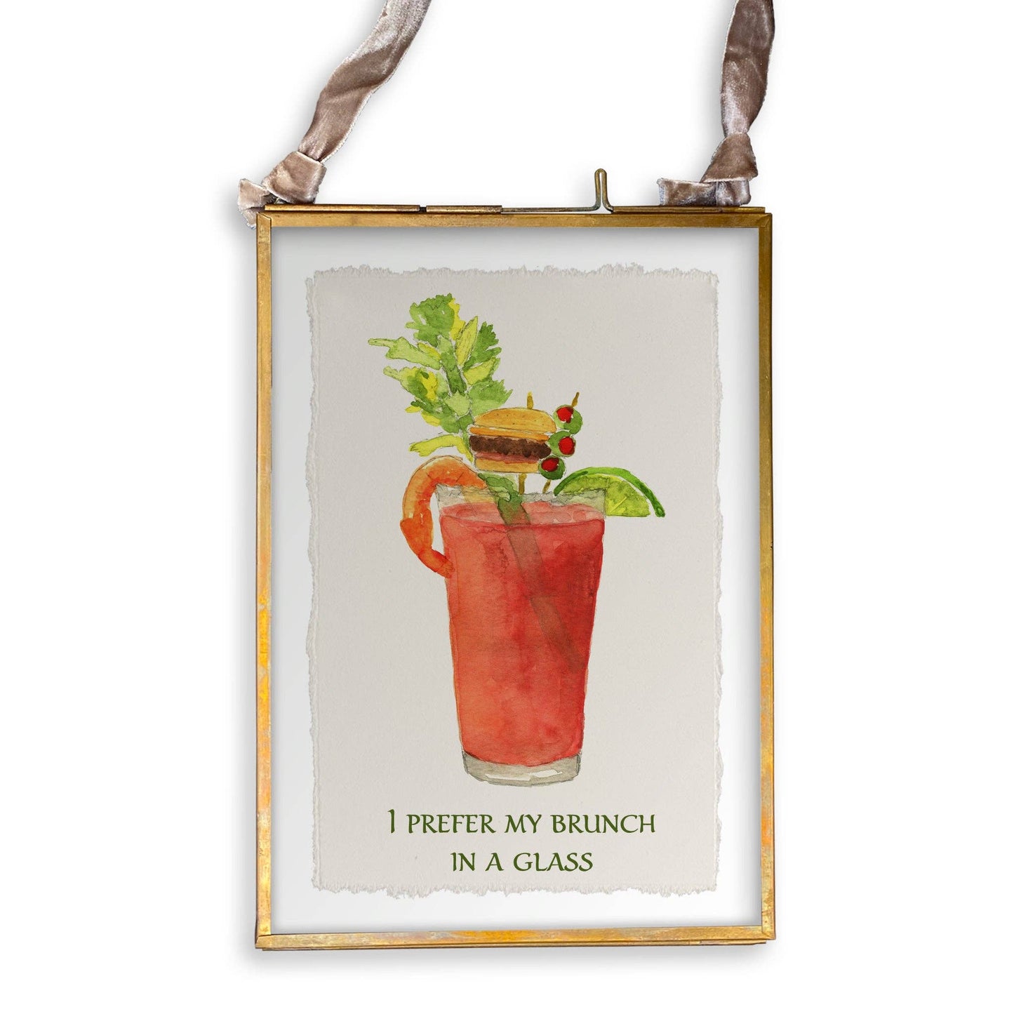 Brunch In a Glass: Dishtowel / Keep Words / -