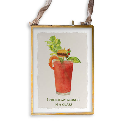 Brunch In a Glass: Dishtowel / Keep Words / -