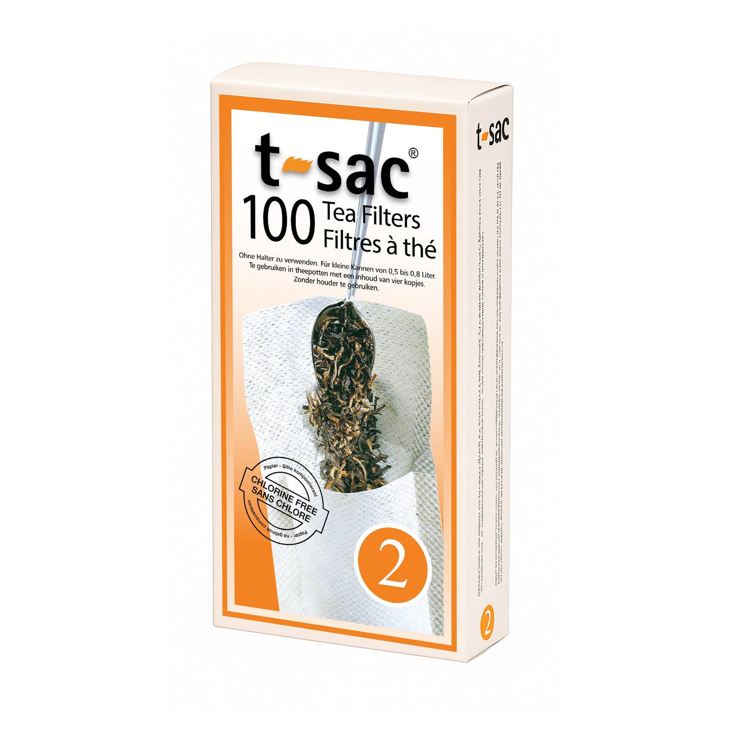 T-Sac Tea Filter: 1 Cup/1 tsp or loose tea