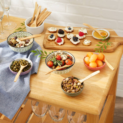 Bamboo Condiment Spoon - 48 Pc Cdu