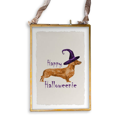 Happy Halloweenie: Dishtowel / Keep Words / -