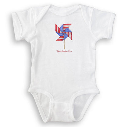 Pinwheel with Location: Dishtowel / -