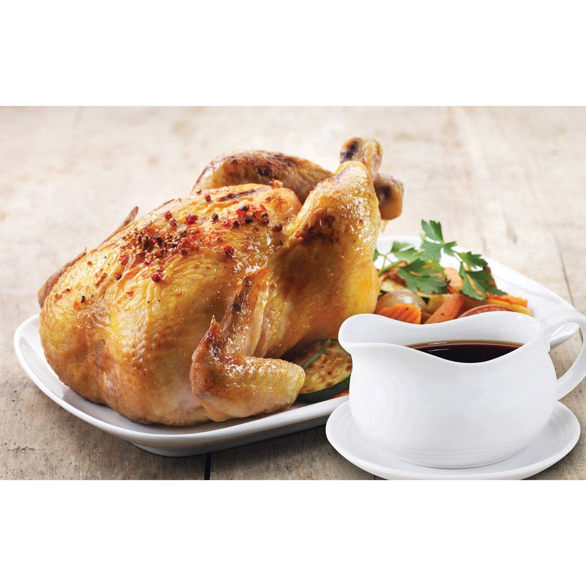 HIC Kitchen Hotel Gravy Boat With Saucer, 24oz