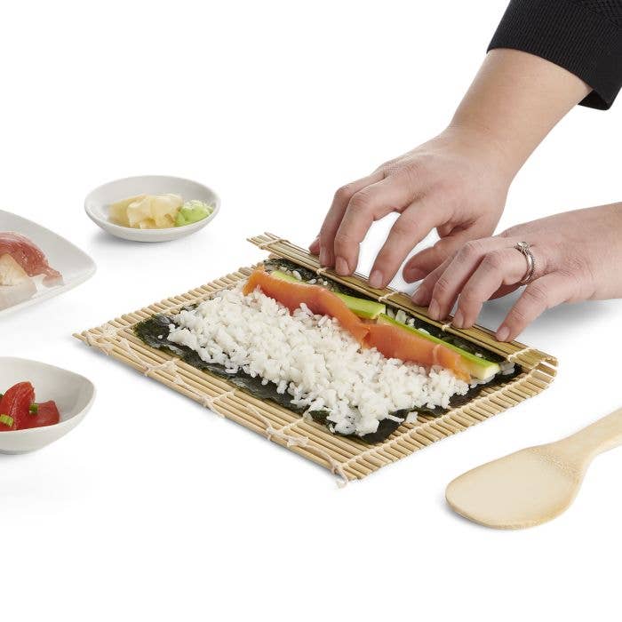 Helen's Asian Kitchen Sushi Mat With Paddle