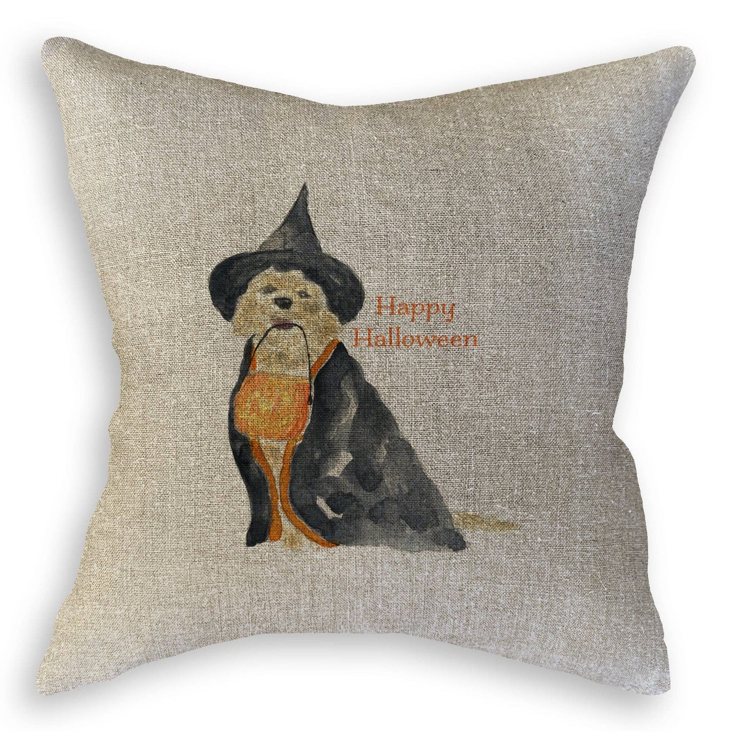 Halloween Dog: Dishtowel / Remove Words / -