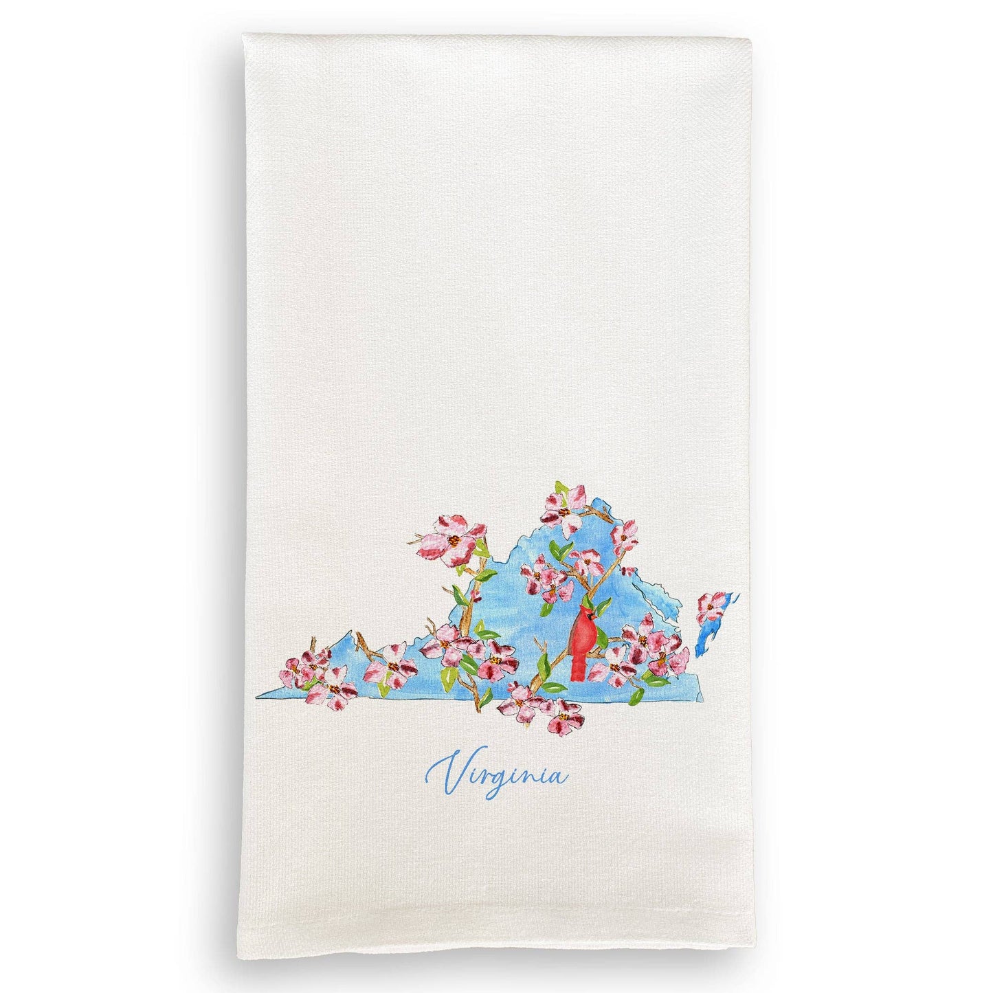 Floral Virginia: Dishtowel / Remove Words / -