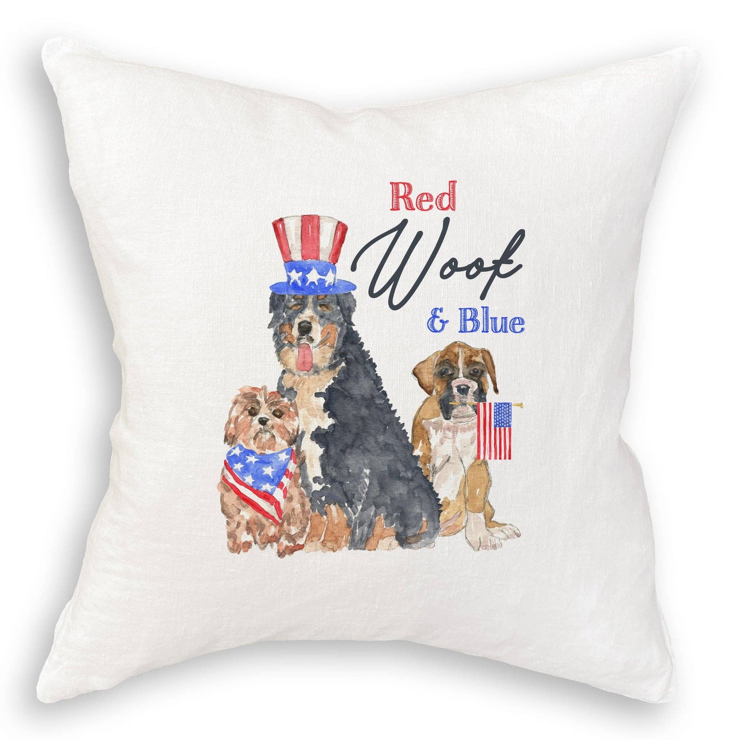 Red Woof and Blue: Dishtowel / Remove Words / -
