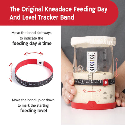 KneadAce® PRO  34 Oz Sourdough Starter Jar: Single Pack