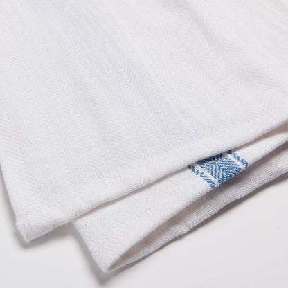 Brooklyn Stripe Delft Blue Dishtowels Set of 4