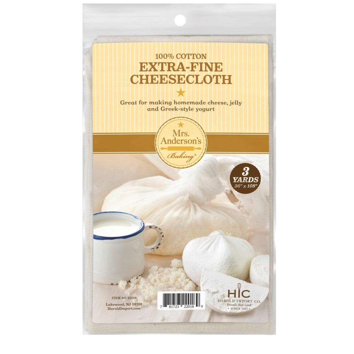 Extra-Fine Cheesecloth – 100% Cotton Strainer