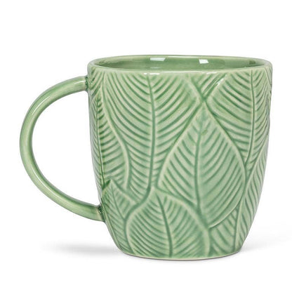 Leafy Mug with Chicken-4"H(12oz)