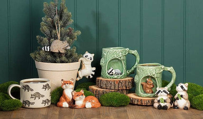 Allover Raccoon Stamp Mug