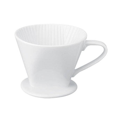 Fino Fine White Porcelain Filter Cone, Brews 2-6 Servings