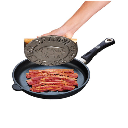 HIC Kitchen Bacon Press And Steak Weight: Square