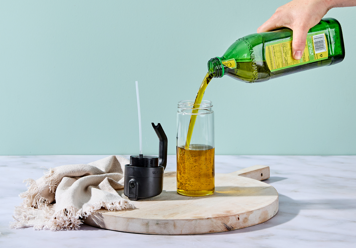 Oileroo® - No Clog Oil Sprayer, Pourer and 1 Tbsp Doser: Black