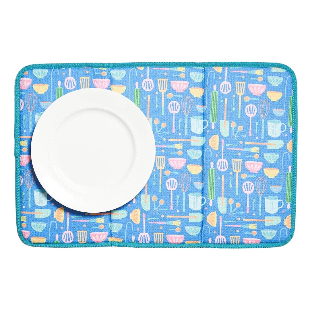 Drying Mat - MT Chef: Super Blue