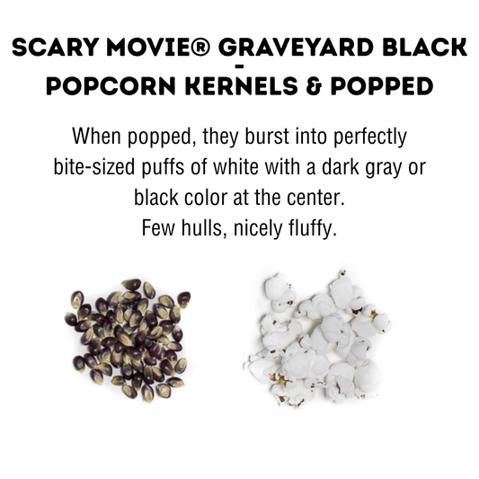 Scary Movie® Popcorn | Graveyard Black Halloween Popcorn