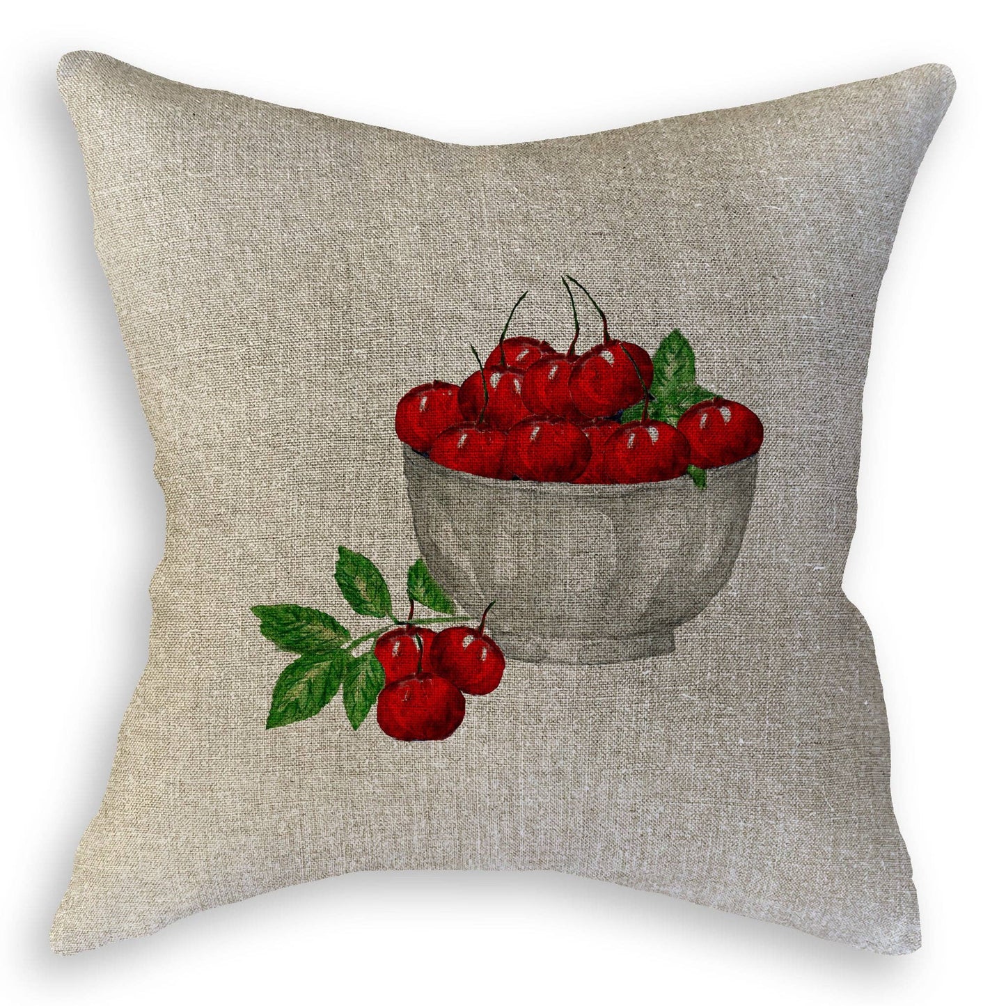 Cherry Bowl: Dishtowel / -