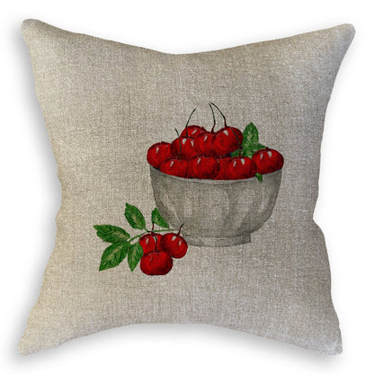 Cherry Bowl: Dishtowel / -