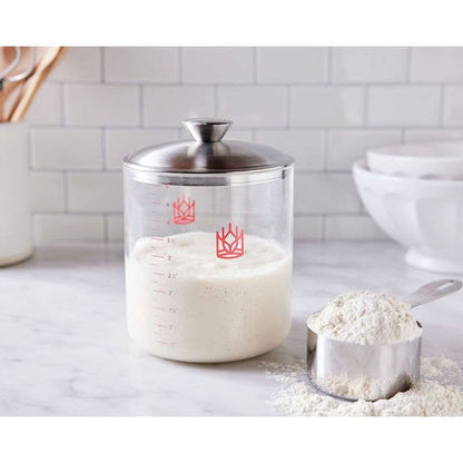 King Arthur Baking Glass Sourdough Crock