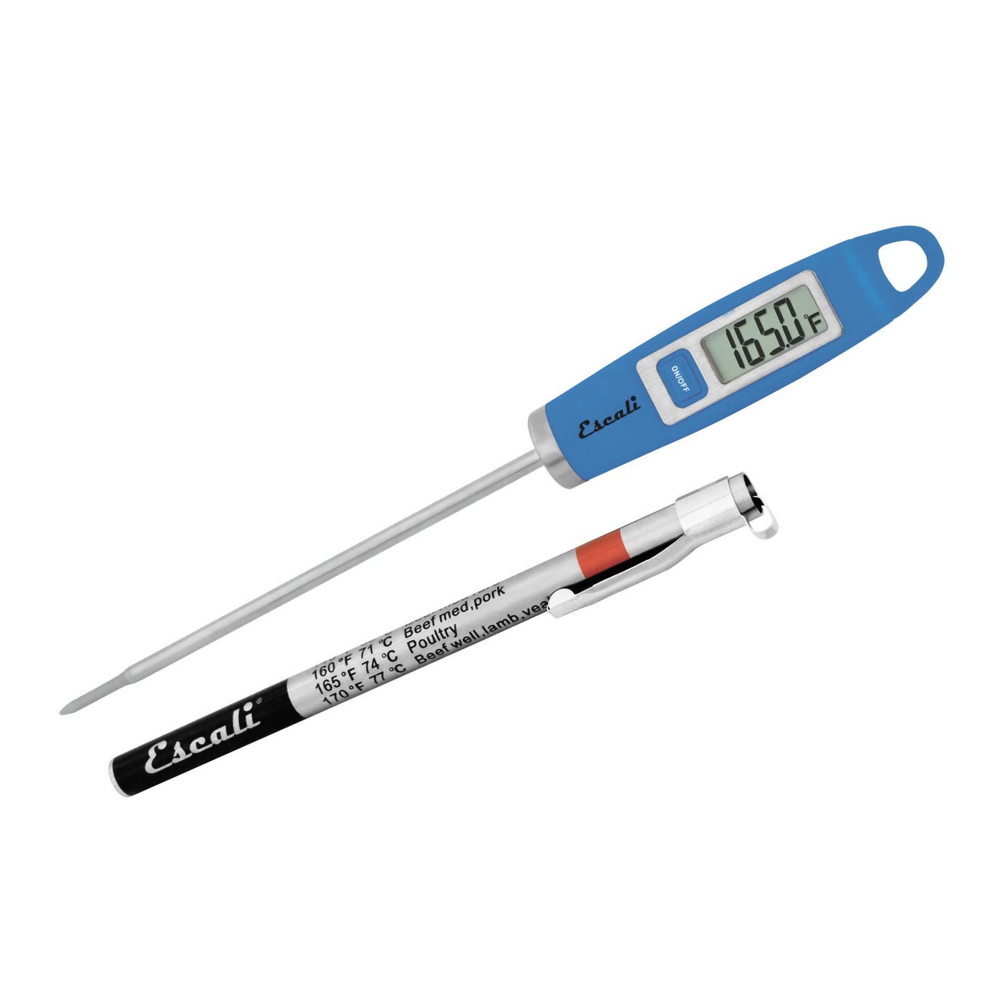 Escali Gourmet Digital Thermometer: Blue
