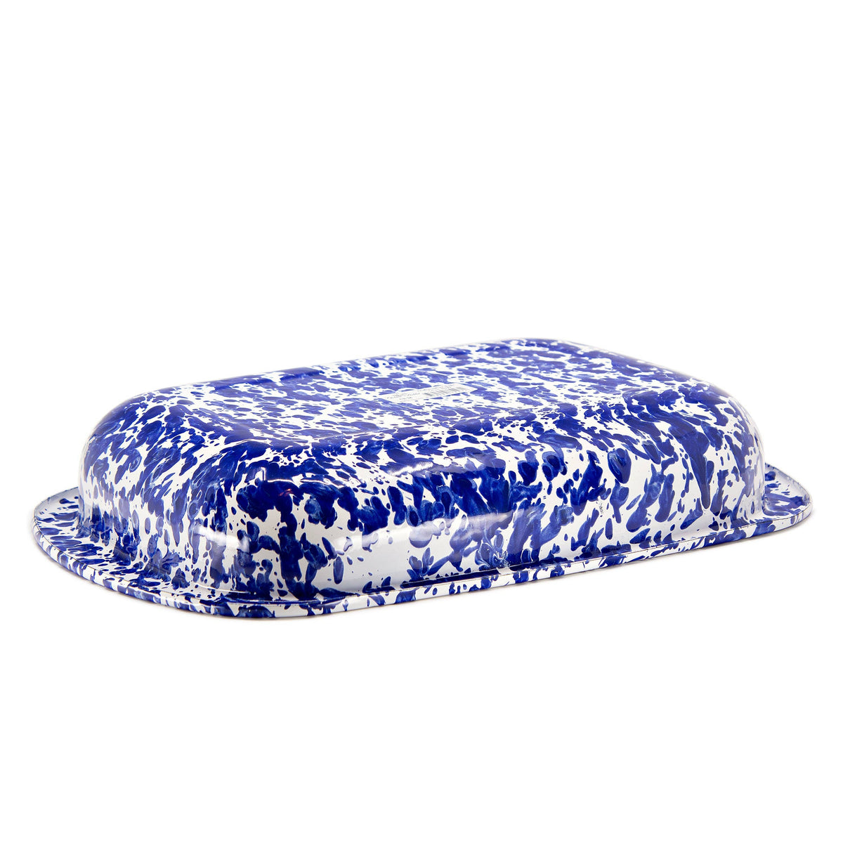 Golden Rabbit Enamelware Swirl Baking Pan: Ocean
