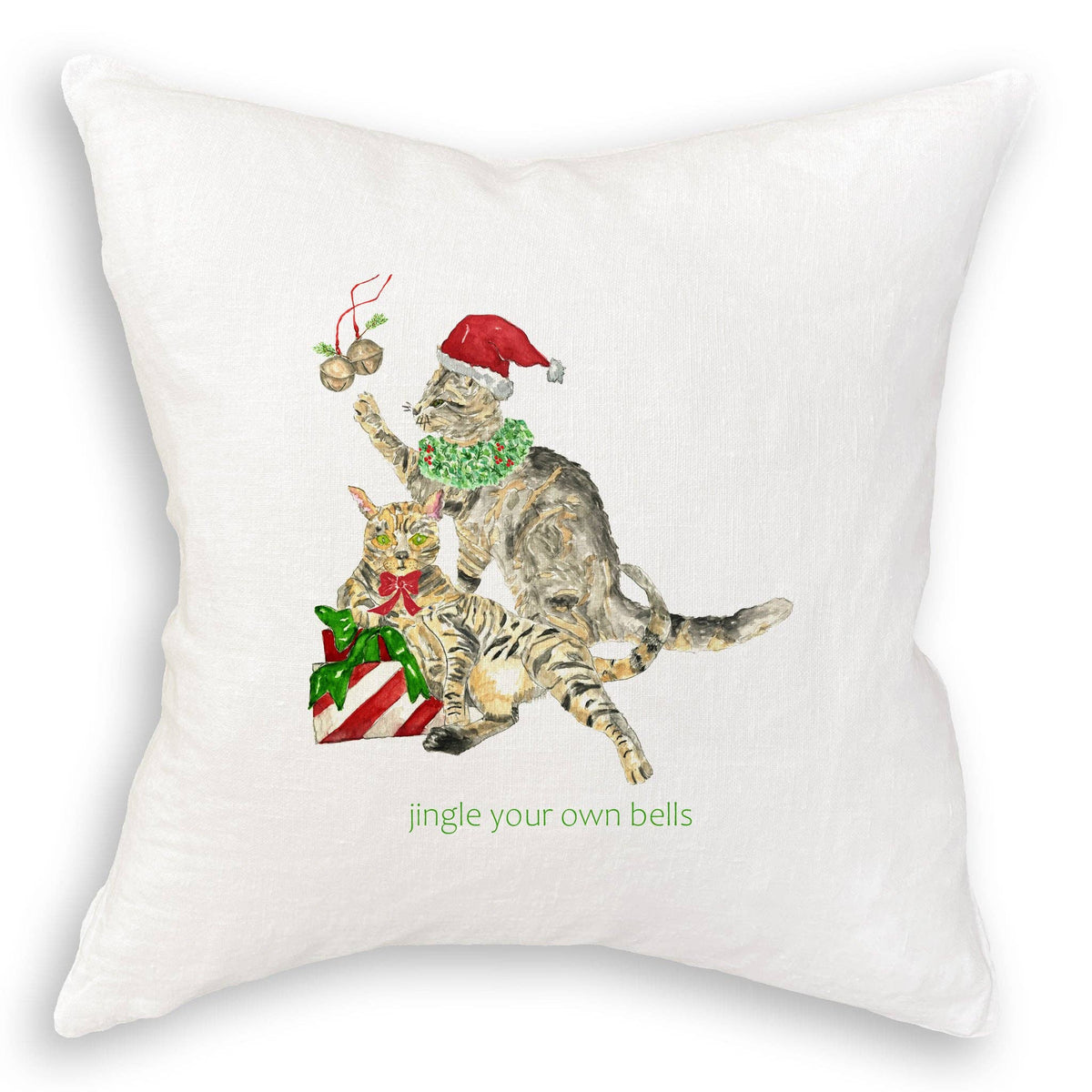 Jingle Bells Cats: Dishtowel / Remove Words / -