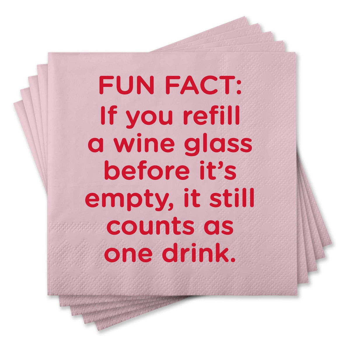 Funny Cocktail Napkins - Fun fact