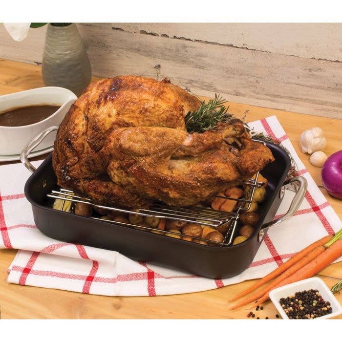 HIC Kitchen Roasting Adjustable Roasting Rack