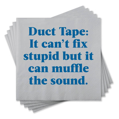 Funny Cocktail Napkins - Duct Tape