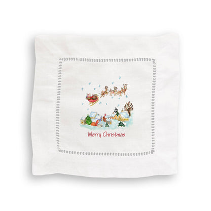 Santa's On His Way: Dishtowel / Keep Words / -