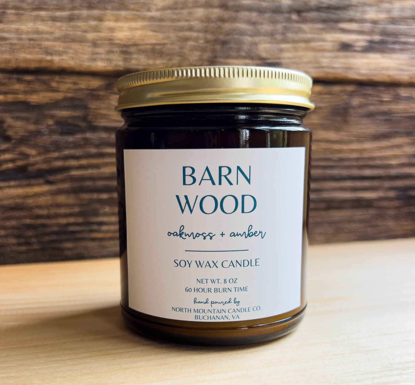 Barn Wood | Oakmoss & Amber Soy Candle | 8 oz
