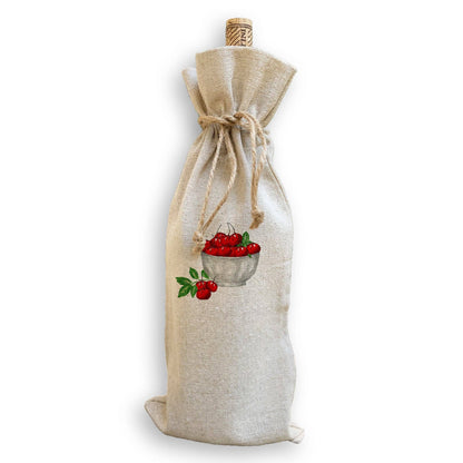 Cherry Bowl: Dishtowel / -