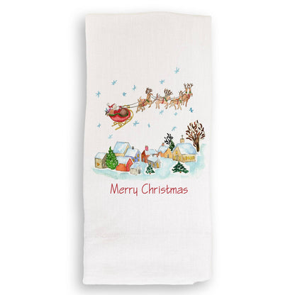 Santa's On His Way: Dishtowel / Keep Words / -