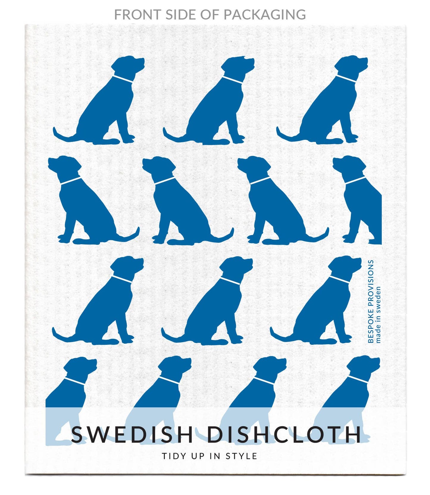 Blue Dogs Swedish Dishcloth - Reusable Sponge Cloth