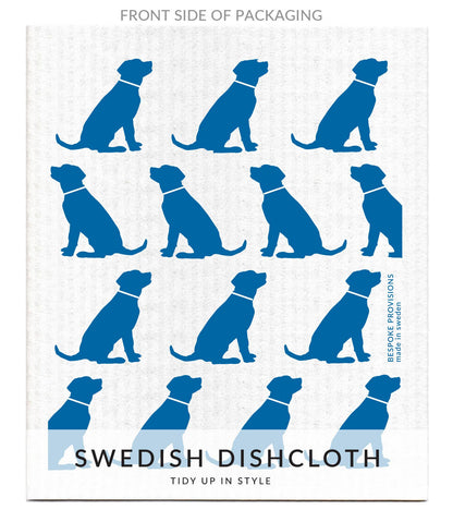 Blue Dogs Swedish Dishcloth - Reusable Sponge Cloth
