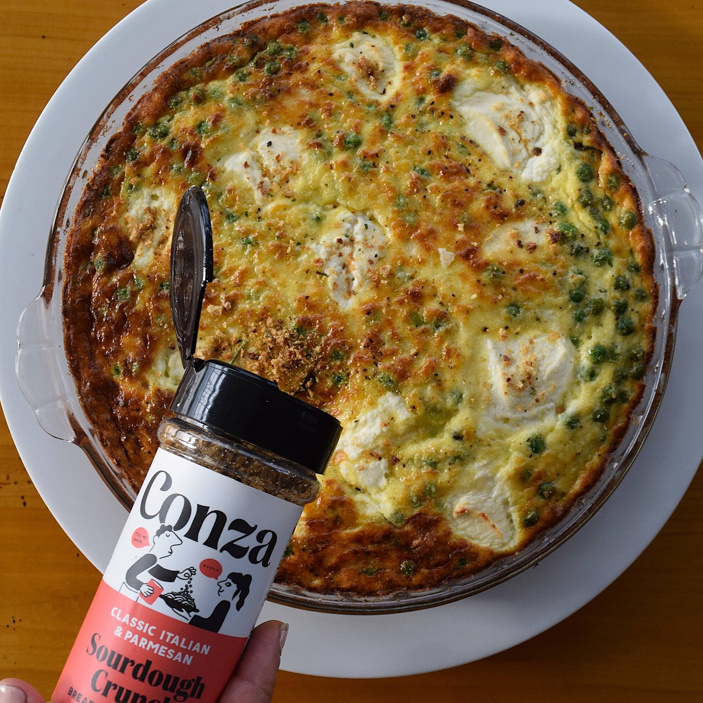 Italian Herb & Parmesan - Sourdough Crunch Breadcrumbs Shake