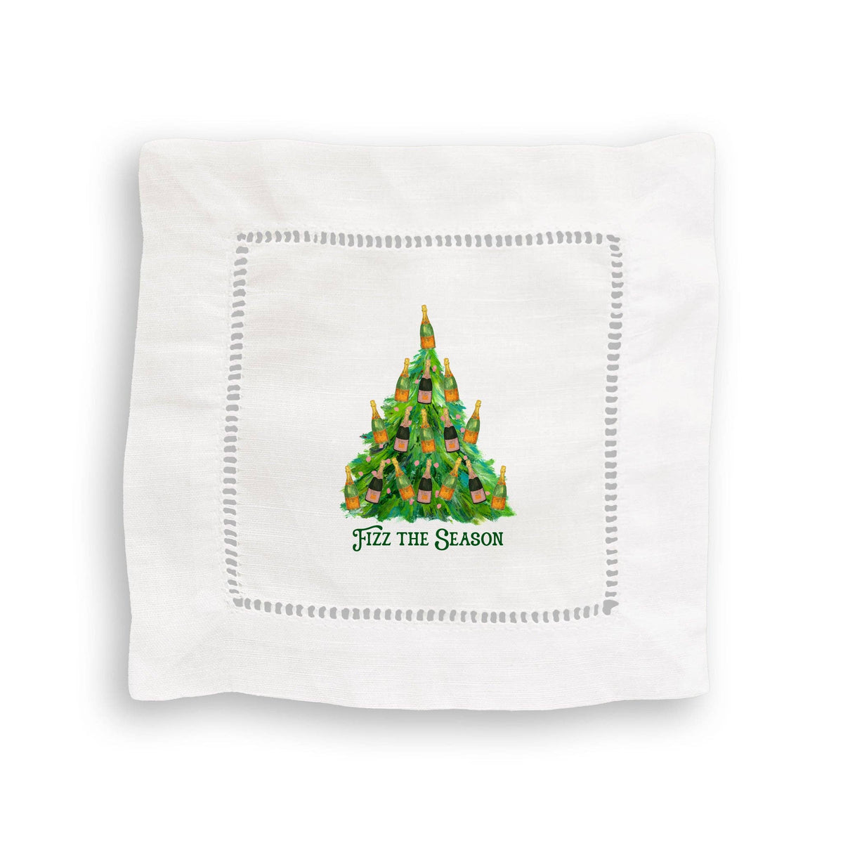 Fizz the Season Christmas Tree: Dishtowel / Keep Words / -
