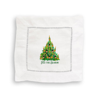 Fizz the Season Christmas Tree: Dishtowel / Keep Words / -