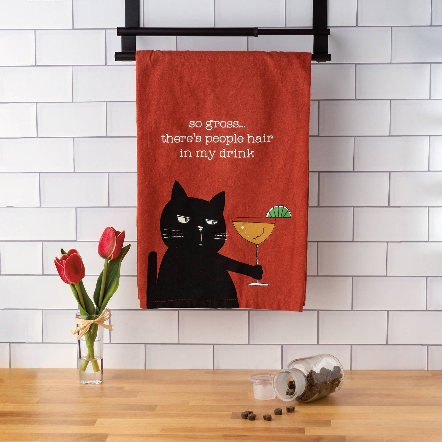 People Hair In My Drink Kitchen Towel