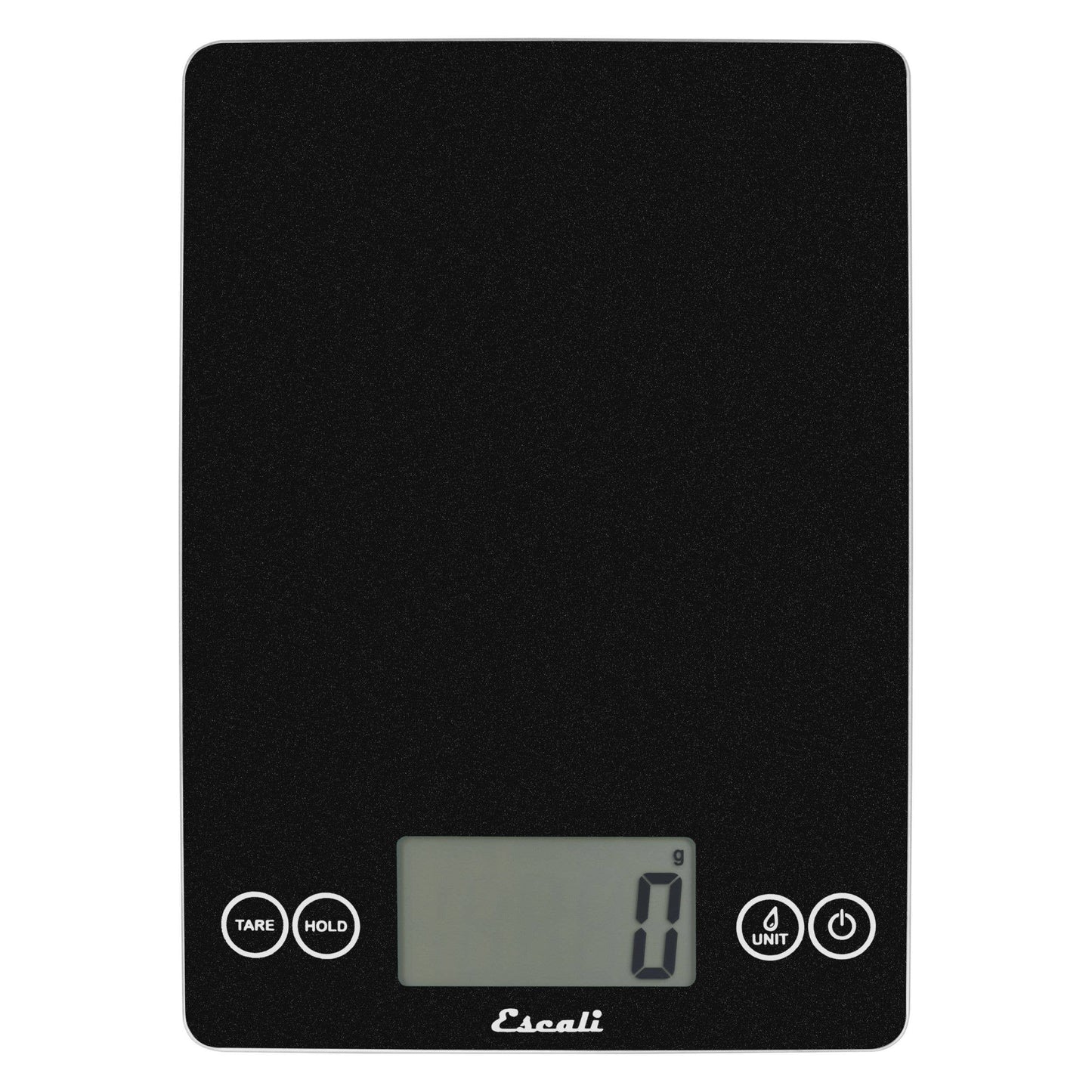 Escali Arti Glass Digital Scale: Black Obsidian
