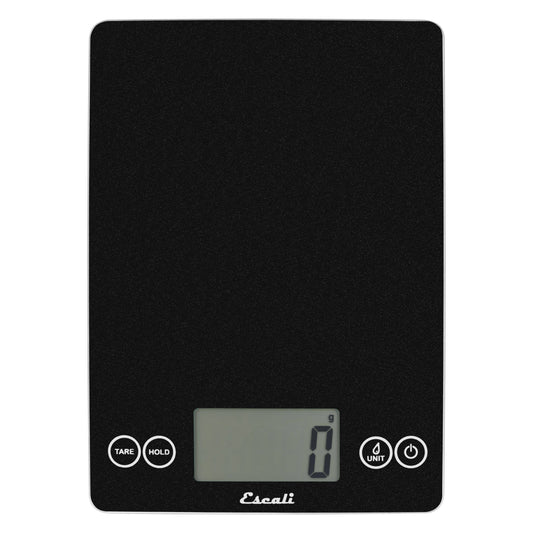 Escali Arti Glass Digital Scale: Black Obsidian