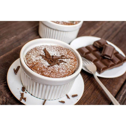 Porcelain Souffle Ramekin – 6oz Oven Safe Dish